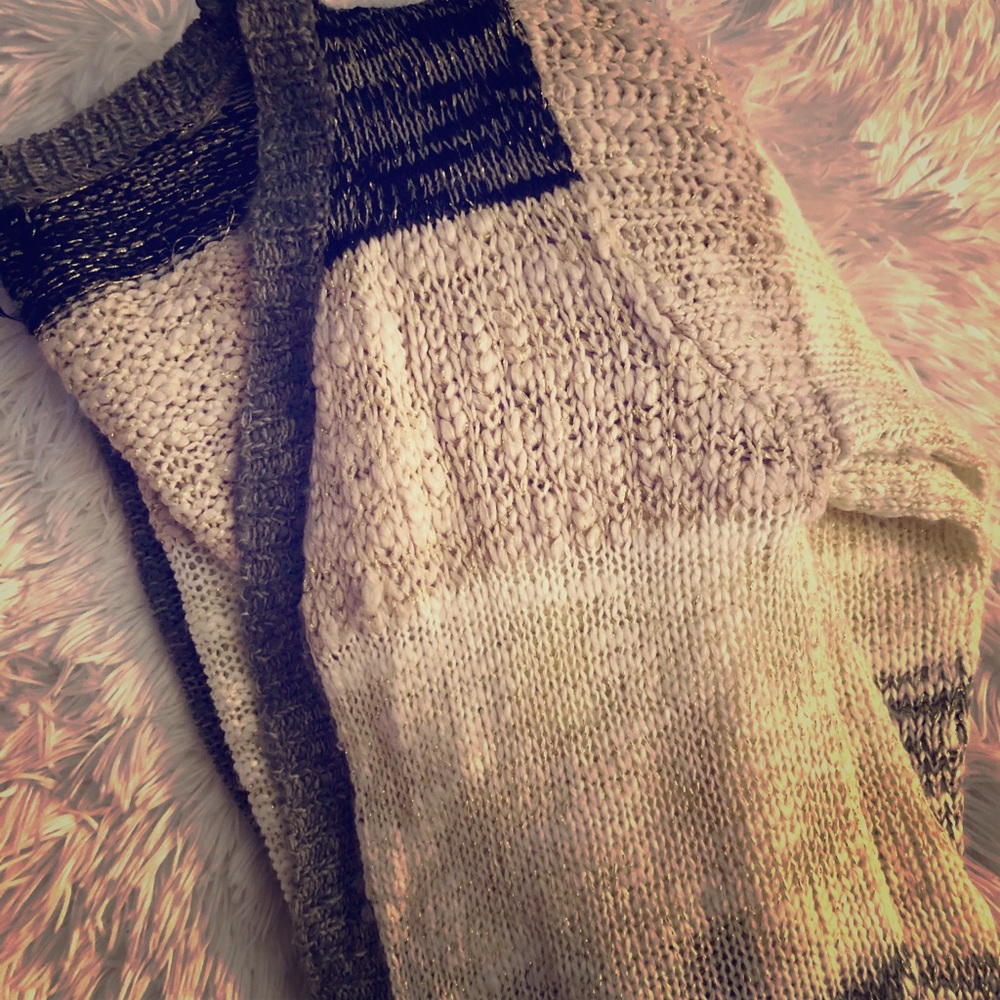 Cream Cardigan Long Sweater